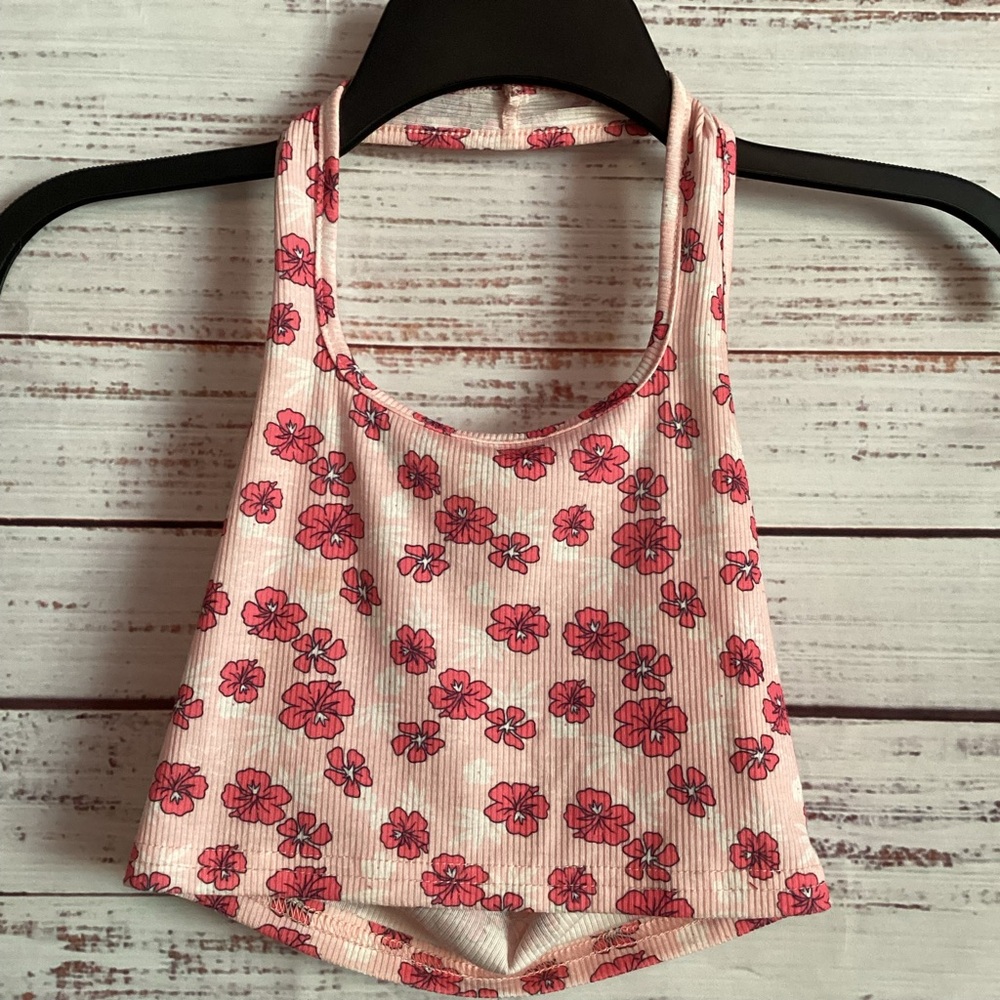 SHEIN Pink Floral Top